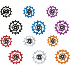 Hope 14T/12T Coloured Jockey Wheels Pair Cycling Bike Lightweight