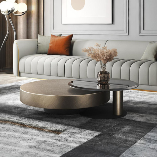Nesting coffee table gold - nesting, table-