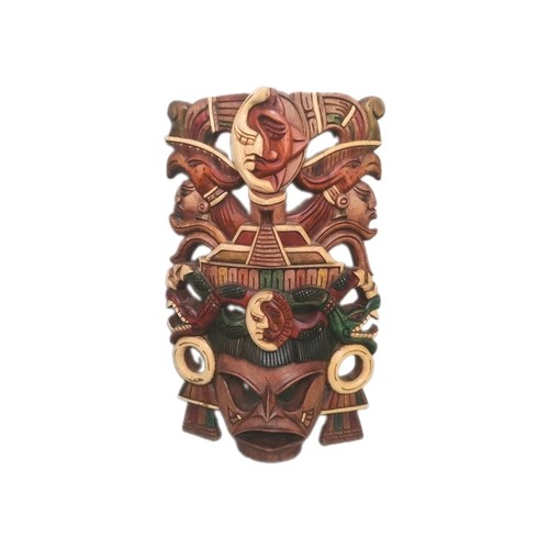 Large hand carved mayan - large,