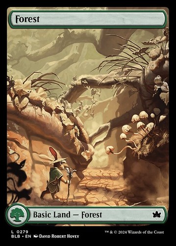 Mtg forest nm - (0279), (blb)
