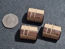 Set Of 3 Unusual Barrel Shaped