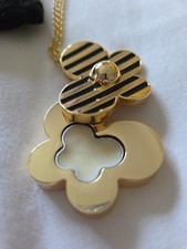 Marc Jacobs Solid Perfume Necklace - Black and Gold, Pendant and Chain