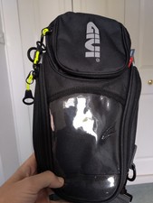 Waterproof Motor Tank Bag Black Oil Fuel Tank Magnetic Motorbike Motorcycle Bag.