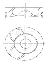 Engine piston Coated 022 01 02