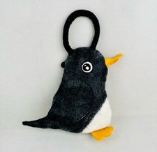 handmade felt bag- art design- penguin-good gift choice