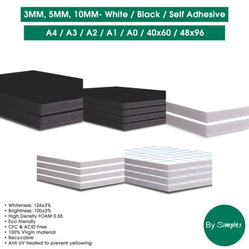 Foam board size a2 - a3,,