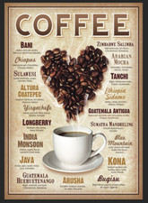 Coffee Vintage Retro Metal