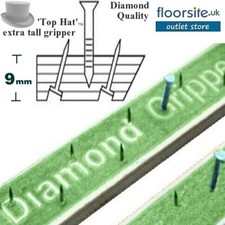 Carpet Gripper Rod - EXTRA WIDE 25mm EXTRA TALL 9mm - 20 lengths / 15m per pack