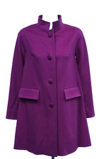 BNWT Aquascutum Cyclamen Coat Size 10 100% Pure New Wool