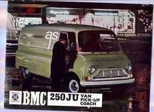 1970 BMC JU 250 VAN PICKUP & COACH British & Australian Brochure AUSTIN MORRIS