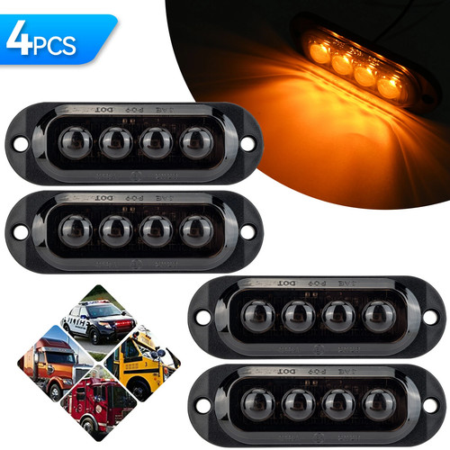 Pack amber led - amber, marker