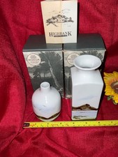 Highbank Porcelain Small Bud Vase Lochgilphead Scotland  Vintage x2 #c