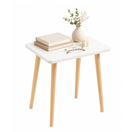 Small white wood - wood, table