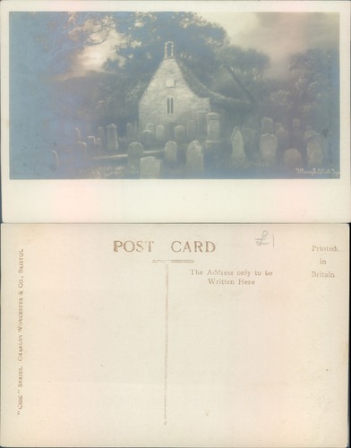 Old church with graveyard