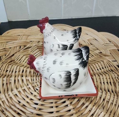 Vintage ceramic chicken - vintage, of