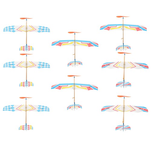 8pcs simple airplane model - 8pcs,