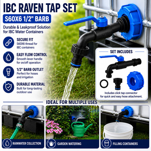 Ibc raven tap set s60x6 - ibc,