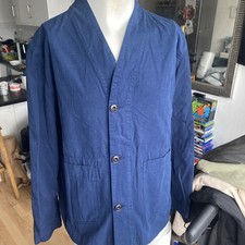 Albam  blue  jacket size XL made in Portugal, work jacket, work wear  sku 0030