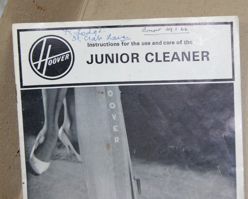 Vintage hoover upright vacuum - hoover,