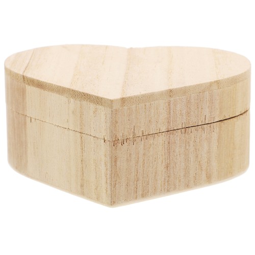 Heart shaped wood box boxes - wood,