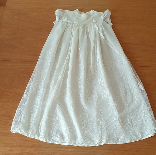 Vintage 1958 cream christening - vintage,