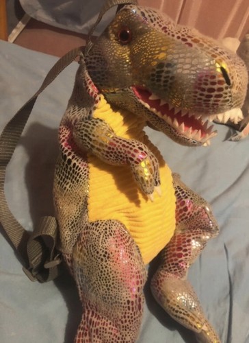 Dinosaur backpack soft toy - dinosaur,