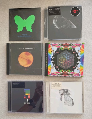 Coldplay cd bundle - 6, x