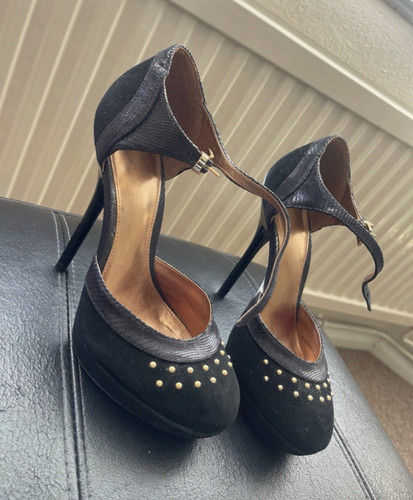 Topshop black platform studded - platform,