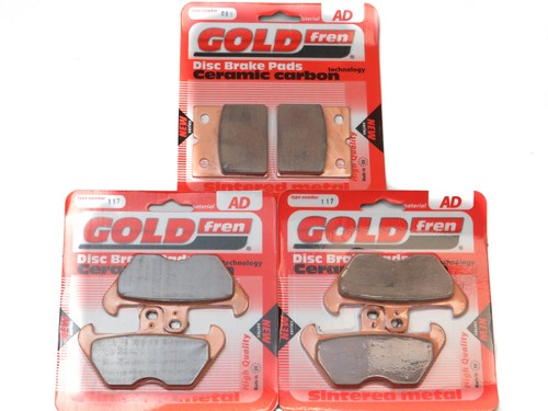 Brake pads front rear - pads, for