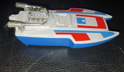 Vintage tomy toy power boat - toy,