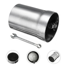48mm Universal Motorcycle Exhaust Pipe Can Silencer Muffler Baffle & Wrench Kit