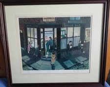 Fish and Chips Limited Edition framed print signed by Tom Dodson