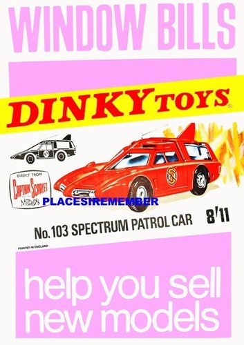 Dinky toys 103 spv spectrum - toys,
