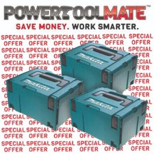 Makita 821551-8 MakPac Type 3 Stacking Connector Case *TRIPLE PACK*