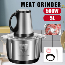 5L Electric Meat Grinder Mincer Mixer Blender Food Chopper Processor Blenders UK