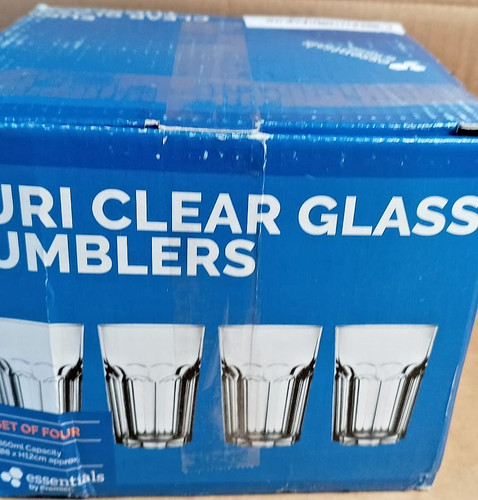 Tumblers 360ml clear pack - tumblers,