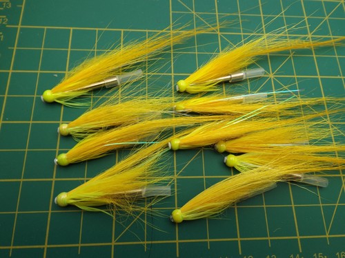 Salmon fly yellow sunray - salmon,