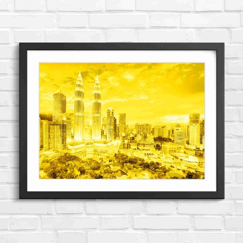 Petronas towers sunset - petronas,