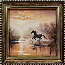 Horse original oil painting
