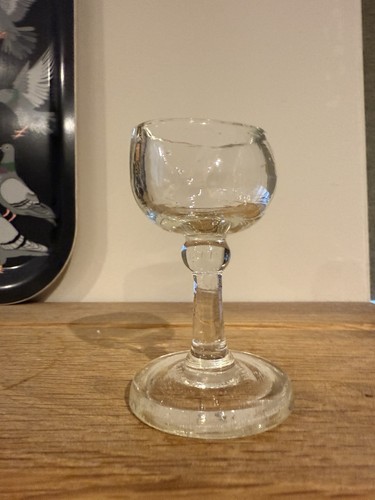 Antique 1930s clear glass eye - 1930s,