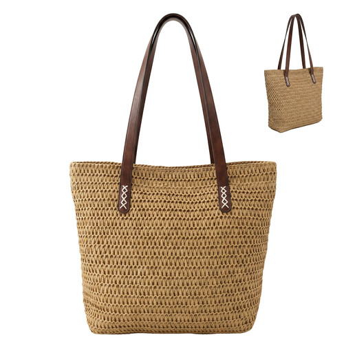 Nicole brown straw - nicole, tote