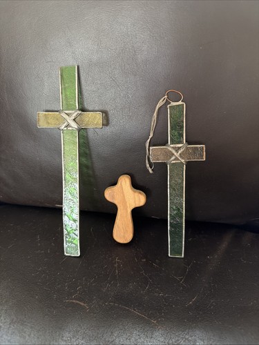Vintage religious crosses job - vintage,