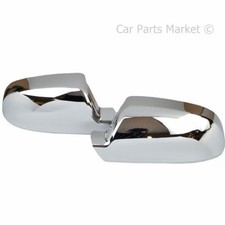 Chrome wing mirror cover caps