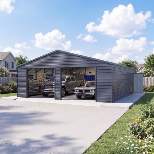 X33 upgraded metal - metal, shed