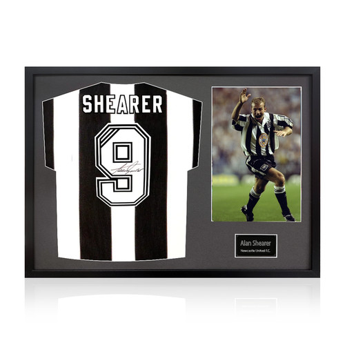 Alan shearer signed - signed, retro