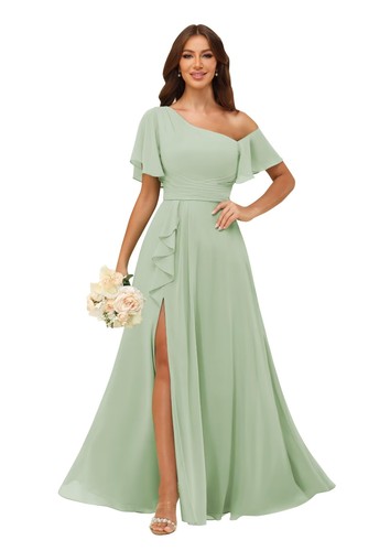 One shoulder bridesmaid - one,