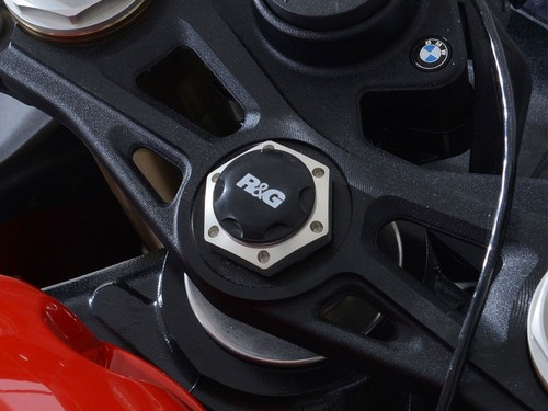 Black top steering - black, r&g
