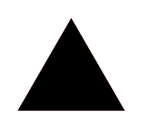 Triangle sticker pick size - sticker,
