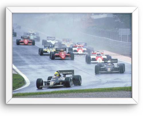 Ayrton senna framed photo - ayrton,