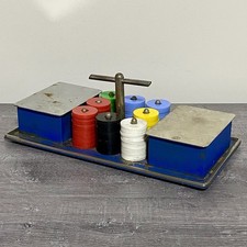 Vintage Retro Poker Chip Caddy Card Set 1960s Complete Made In England Rare